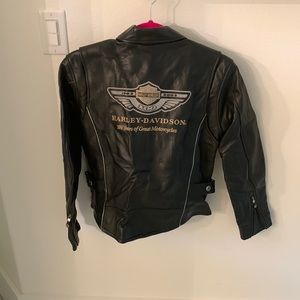 Womens Harley Davidson 100th Anniversary leather jacket